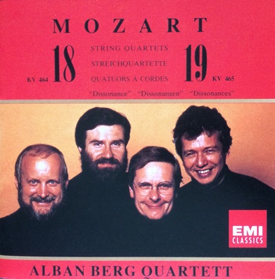 モーツァルト:弦楽四重奏曲第18番&第19番「不協和音」